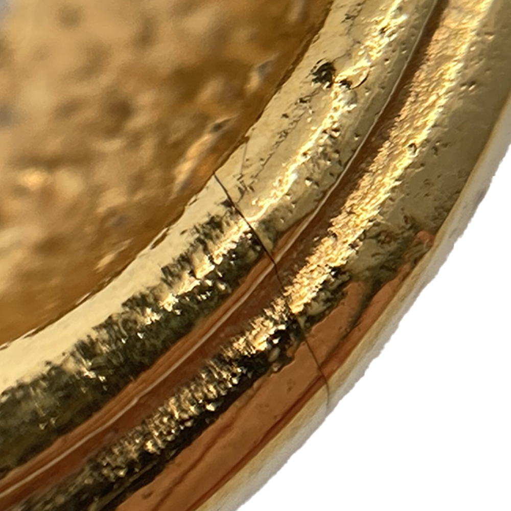 Pre-Loved Chanel CC Gold Plated Medallion Sunburst Pendant Necklace - Picture 12 of 12